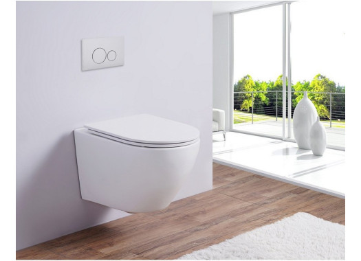 Унитаз подвесной Esbano Azalea MW 36,5x49 белый матовый