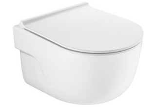 Унитаз подвесной Roca Meridian-N 34624L000 с ультратонким сиденьем Duroplast, SoftClose Унитаз подвесной Roca Meridian-N 34624L000 с ультратонким сиденьем Duroplast, SoftClose