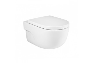 Унитаз подвесной Roca Meridian-N 34624L000 с ультратонким сиденьем Duroplast, SoftClose