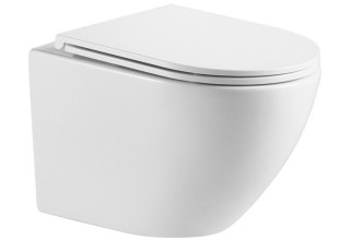 Унитаз подвесной Welt-Wasser MERZBACH 041 XL GL-WT 36,5x54 сиденье Duroplast, микролифт, белый глянец