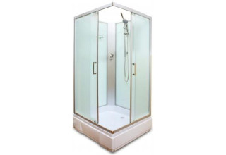 Душевая кабина River Quadro 80/24 МТ 80x80 Б/К (без крыши)