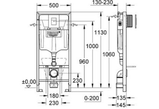 Инсталляция Grohe Rapid SL 38827 000 для унитаза