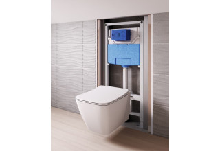 Инсталляция для унитаза Ideal Standard Prosys Frame 120 M R020467 с белой клавишей смыва R0121AC