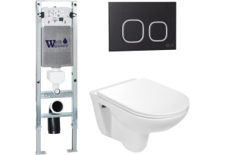 Комплект Welt-Wasser AMBERG 350 ST + BAARBACH 004 GL-WT + AMBERG RD-BL