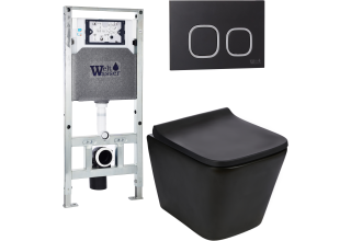 Комплект Welt-Wasser AMBERG 506 ST + GELBACH 004 MT-BL + AMBERG RD-BL с черной клавишей