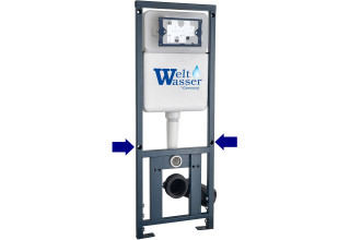 Комплект Welt-Wasser MARBERG 410 + ROTBACH 004 GL-WT + MAR 410 SE с клавишей хром