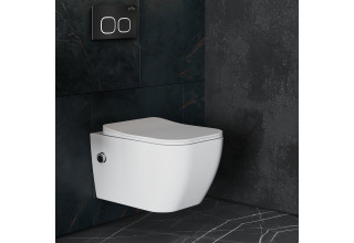 Комплект инсталляции Roxen StounFix Slim 546731 клавиша черный матовый