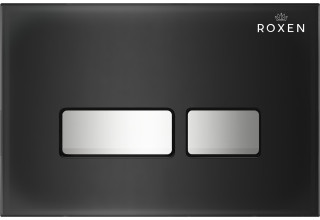 Комплект инсталляции Roxen StounFix Slim 643669 клавиша черная