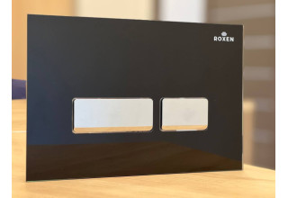 Комплект инсталляции Roxen StounFix Slim 643669 клавиша черная