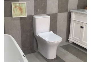 Напольный унитаз CeruttiSpa Vettore 34,5x66,5 безободковый SoftClose