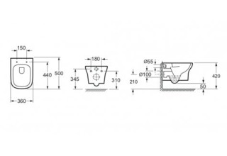 Подвесной унитаз Lavinia Boho Smart N-Flash 3930021R (состоит из 3305002R, VB-3000)