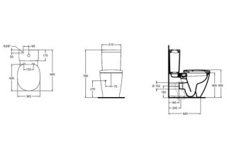 Унитаз Ideal Standard Connect E803701 36,5x66,5
