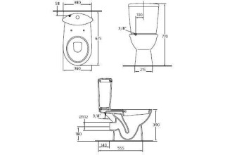 Унитаз Ideal Standard Ocean W906601 67,5х36