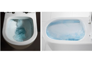 Унитаз подвесной Cerutti SPA SELLA PP безободковый, сидение с системой микролифт из дюропласта, белый