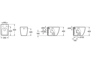 Унитаз приставной Lavinia Boho One 33020050 SoftClose