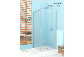 Душевой уголок Domani-Spa Expanse 99 90x90 без поддона с двумя дверьми