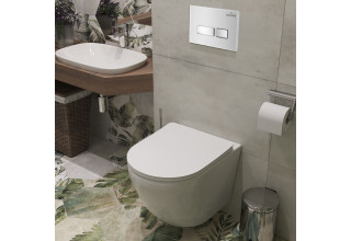 Инсталляция Roxen StounFix Slim 710200 с клавишей смыва Glass 430280W