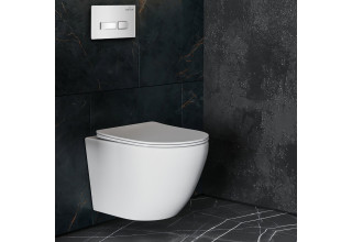 Инсталляция Roxen StounFix Slim 710200 с клавишей смыва Glass 430280W