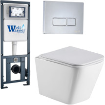 Комплект Welt-Wasser MARBERG 410 + GELBACH 004 GL-WT + MAR 410 SE с клавишей хром