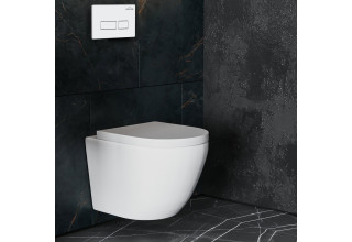 Комплект инсталляции Roxen StounFix Slim 570840 клавиша белый глянцевый