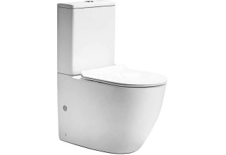 Напольный унитаз CeruttiSpa Sella 36x63 безободковый SoftClose