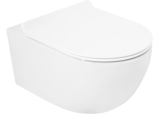 Унитаз подвесной Cezares Molveno CZR-2468-TH-R 36x54 без сиденья, белый