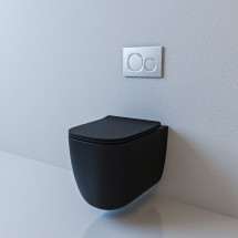 Унитаз подвесной Esbano GARANT MB 35x51 SoftClose черный матовый Унитаз подвесной Esbano GARANT MB 35x51 SoftClose черный матовый