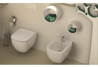 Унитаз подвесной Ideal Standard Tesi Rimless T355101 сиденье с микролифтом