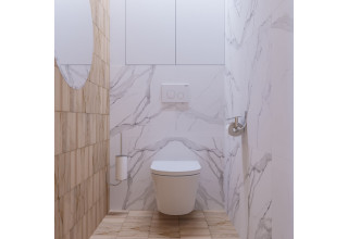 Унитаз подвесной Lavinia Boho Biore Compacto Rimless 330402CR безободковый SoftClose