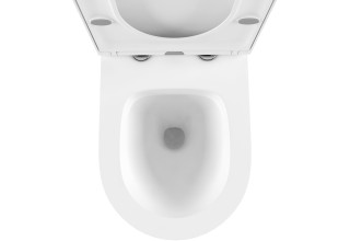 Унитаз подвесной Lavinia Boho Biore Compacto Rimless 330402CR безободковый SoftClose