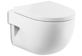 Унитаз подвесной Roca Meridian-N Compact 346248000 + 8012AB004 с крышкой