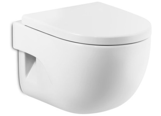 Унитаз подвесной Roca Meridian-N Compact 346248000 + 8012AB004 с крышкой