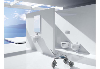 Унитаз подвесной Roca Meridian-N Compact 346248000 + 8012AB004 с крышкой