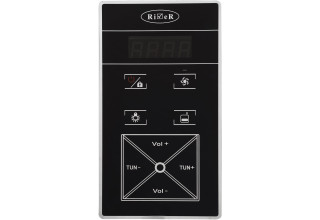 Душевая кабина River DUNAY XL 100/44 TH 100x100  стекла тонированные, профиль матовый хром