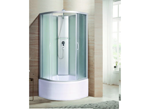 Душевая кабина River NARA Б/К XL 100/44 MT 100x100 стекла матовые, профиль хром матовый