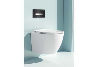 Инсталляция Roxen StounFix Slim 710200 с клавишей смыва Glass 430280B
