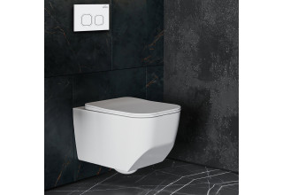 Комплект инсталляции Roxen StounFix Slim 540025 6в1 клавиша белая/хром