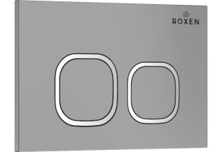 Комплект инсталляции Roxen StounFix Slim 566036 клавиша хром матовый