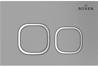 Комплект инсталляции Roxen StounFix Slim 566036 клавиша хром матовый