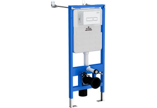 Комплект инсталляции Roxen StounFix Slim 569295 клавиша белый глянцевый