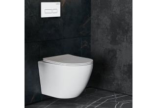 Комплект инсталляции Roxen StounFix Slim 569295 клавиша белый глянцевый