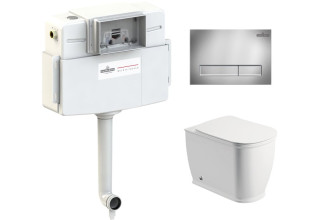 Комплект инсталляции и унитаза 4 в 1 Lavinia Boho Relfix Bell Pro 77060206(состоит из 33010030, 38020010, 3805001C)