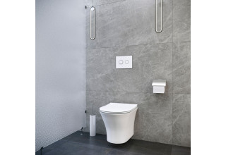 Подвесной унитаз CeruttiSpa Bernina Aria 34x48 безободковый SoftClose