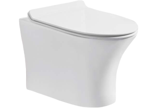 Подвесной унитаз CeruttiSpa Bernina Aria 34x48 безободковый SoftClose