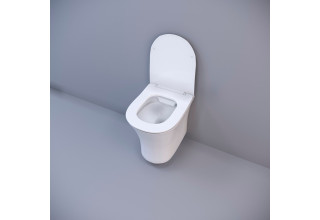 Подвесной унитаз CeruttiSpa Bernina Aria 34x48 безободковый SoftClose