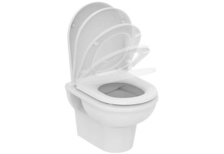 Подвесной унитаз Ideal Standard Exacto Rimless R002601 с сиденьем SoftClose