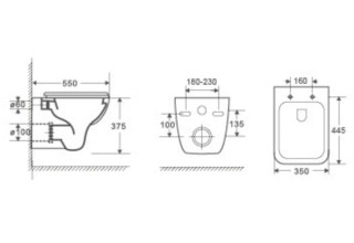 Унитаз Welt-Wasser KEHLBACH 004GL-WT подвесной
