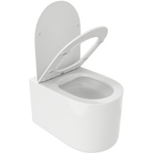Унитаз подвесной CeruttiSPA TANARO Aria 36,5x49 безободковый SoftClose