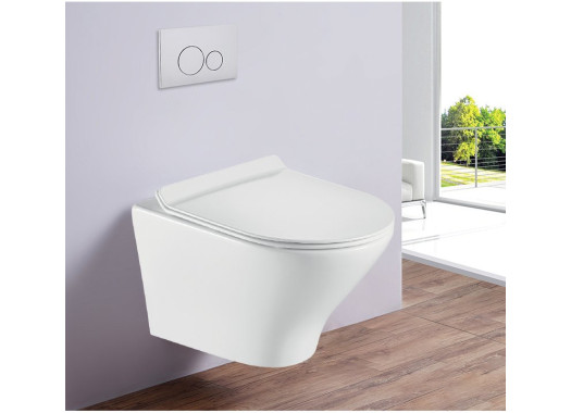 Унитаз подвесной Esbano Aster W 49,5x36,5 сиденье Duroplast с микролифтом Унитаз подвесной Esbano Aster W 49,5x36,5 сиденье Duroplast с микролифтом