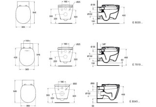 Унитаз подвесной Ideal Standard Connect E8035MA 54.5х36.5